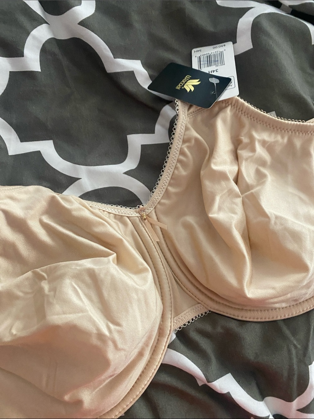 Wacoal Beige/Nude Supportive Full-Coverage Underwire Bra - Brand new. Never worn - Picture 2 of 4